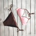 AOJIAN Swimsuits One Piece Bikini Set Monokini Beachwear Lace Up Fashion Tankini Swimwear Cover Up Pink B07MNDKZWC